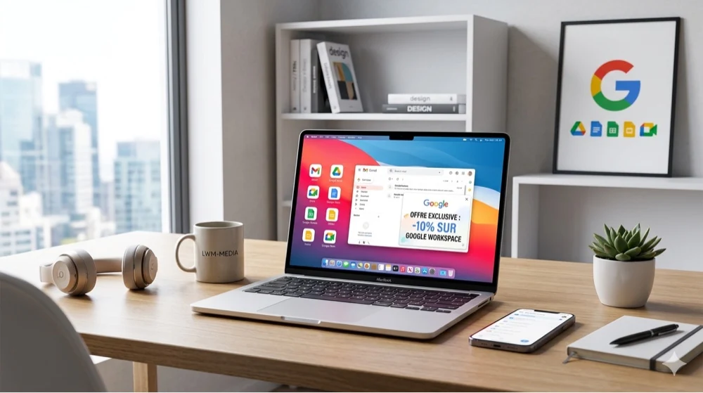 Outils de productivité Google Workspace.