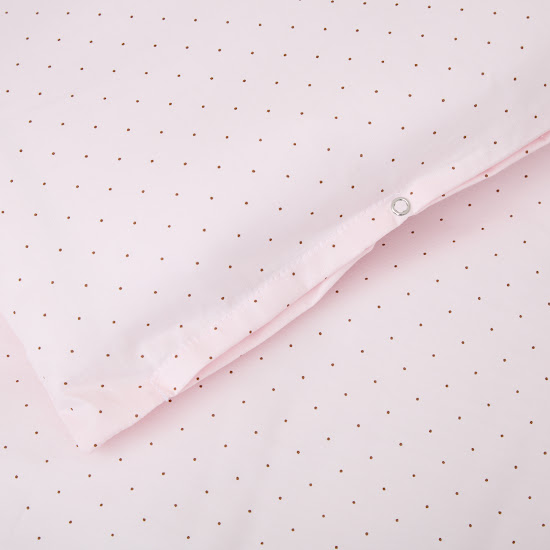 Детское сменное постельное белье 4 эл Twins Satin Limited Little dot розовый