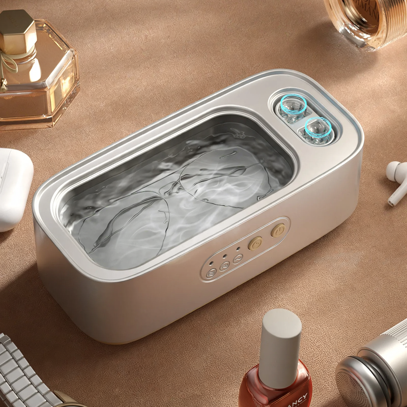 Ultrasonic Glasses Cleaner with Double Chamber