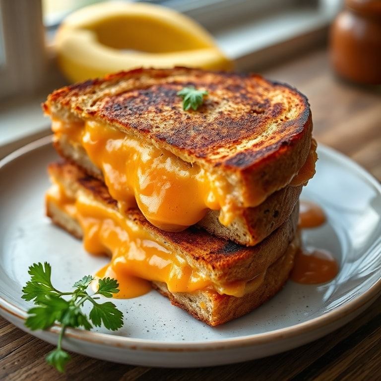 Mango Chutney Grilled Cheese Recipe for Flavorful Dinner: Quick & Homemade Comfort Food finished