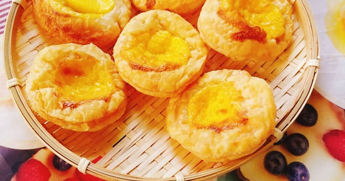 Bánh tart trứng bằng nồi chiên không dầu