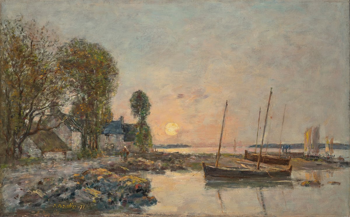Plougastel Le passage du bac 1871