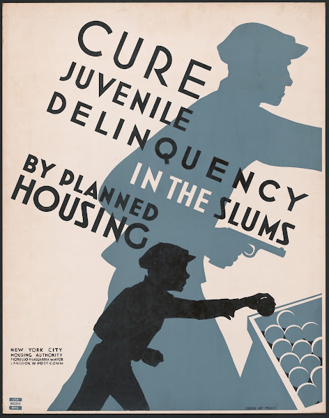 Cure juvenile delinquency in the slums by planned housing 1936
