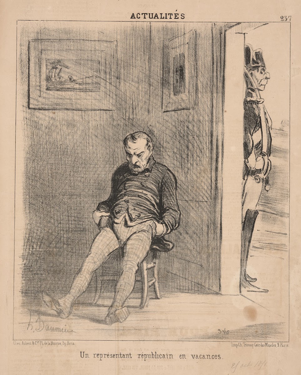 A Republican congressman on vacation 1851