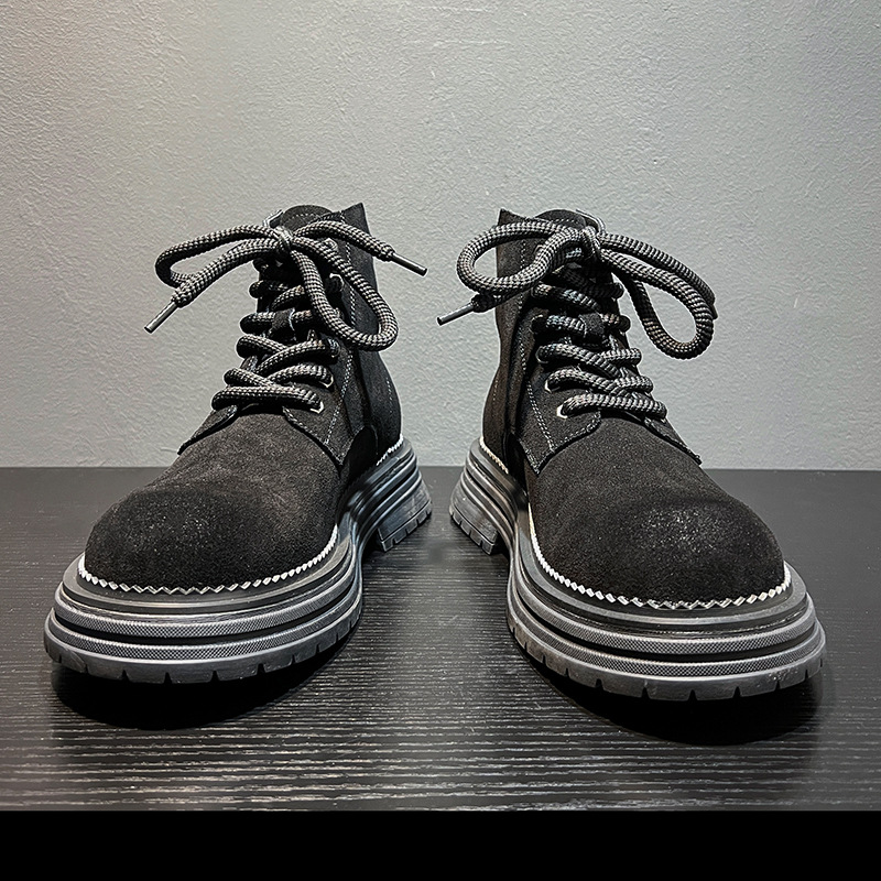 Men's Ankle Boots in British Style, 24458-B