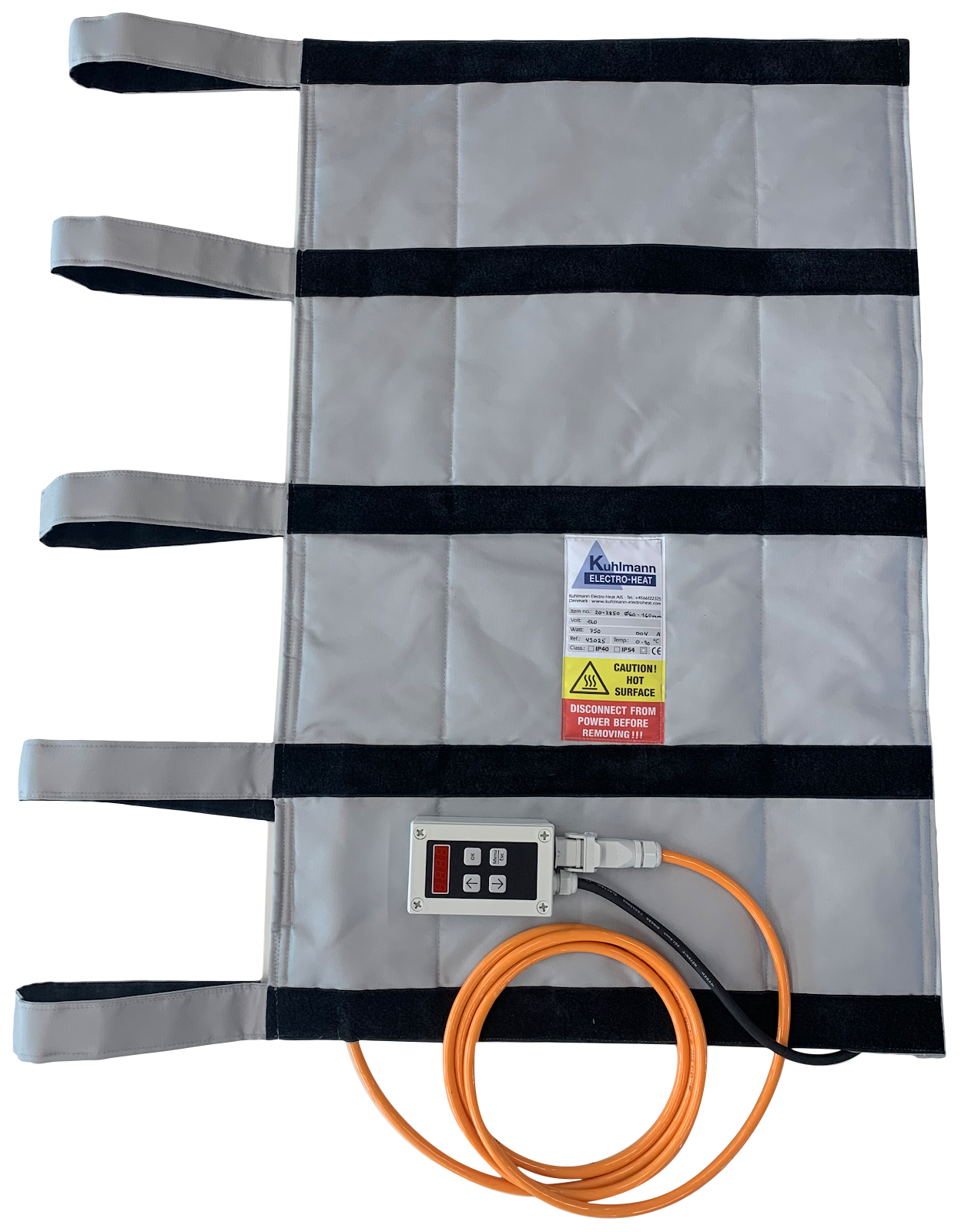 HVC-verwarmingsjacket voor hoogspanningskabels – 750W, 1000x625 (excl. controller)