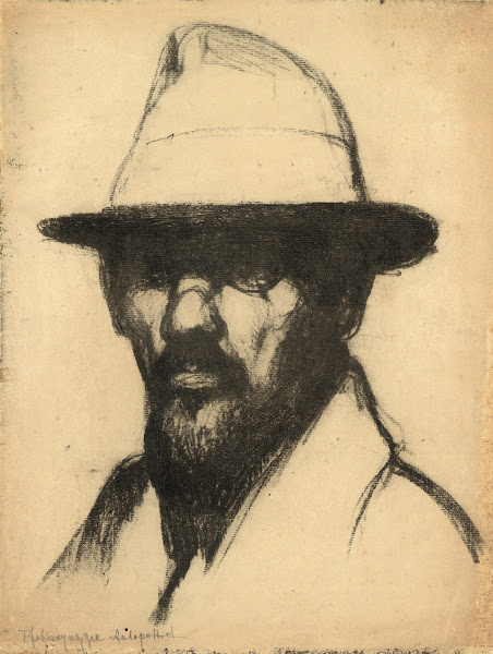 Autoportret Feliksa Jabłczyńskiego 1912