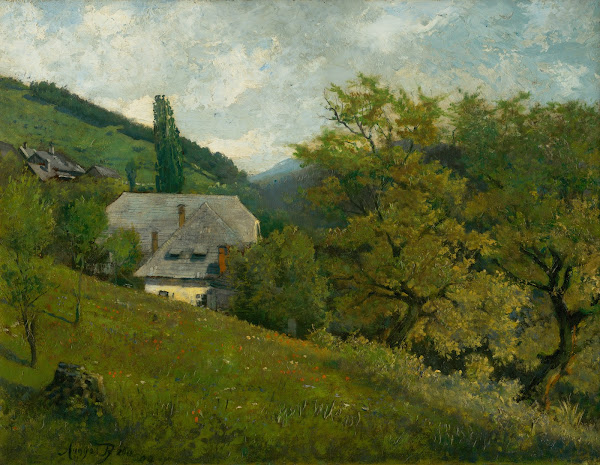 Landscape near Kremnica 1894