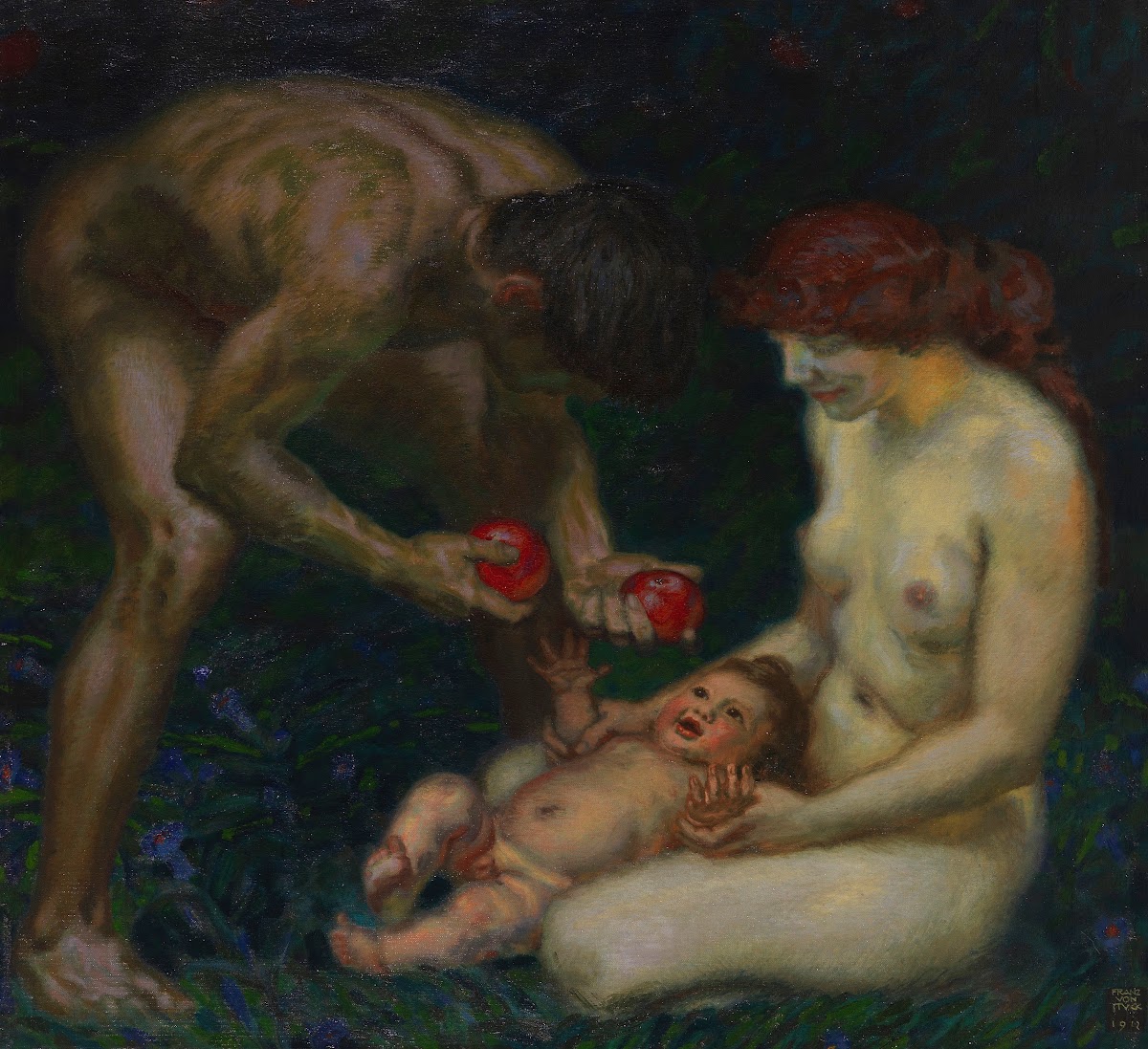 Adam und Eva Die Familie 1912