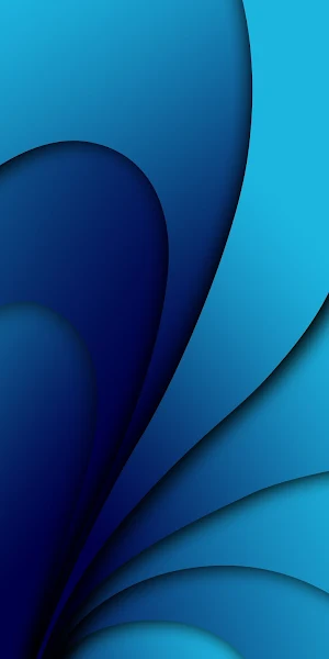 Abstract, Blues, Layers, Depth, Modern 4K iPhone Wallpaper Background