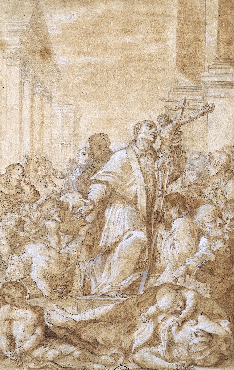 Saint Carlo Borromeo among the Plague Sufferers 1715