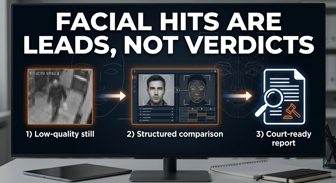 From Shaky CCTV Still to Court-Ready Lead: The Discipline Behind Facial Comparison