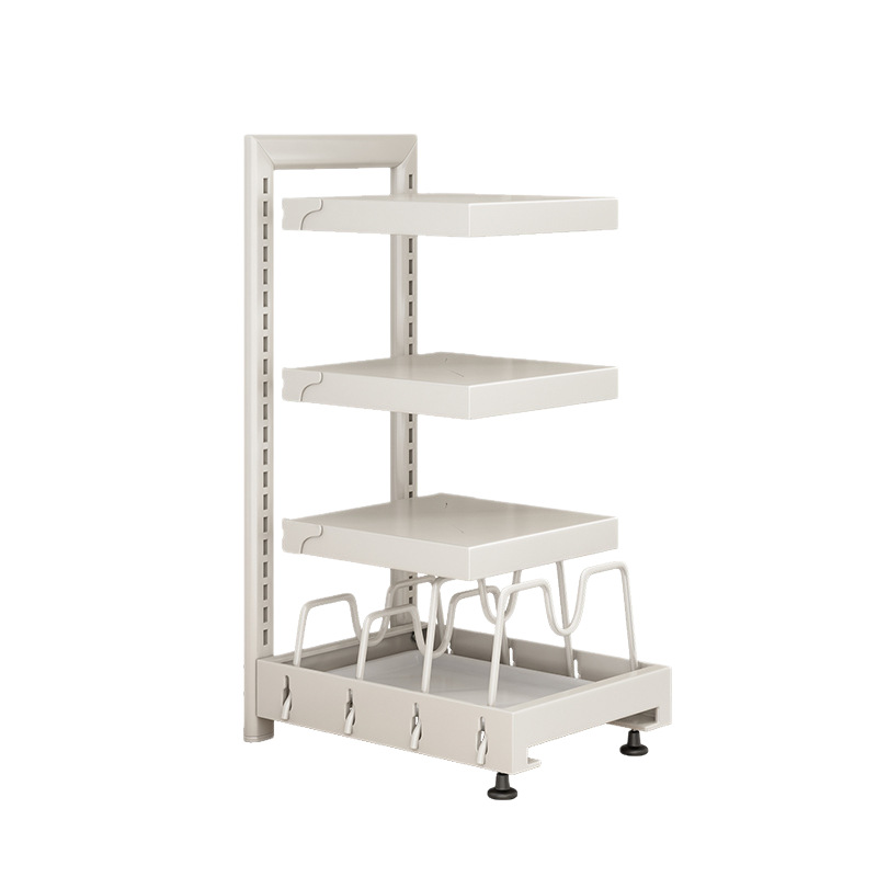 Carbon Steel Pot Rack, 2–4 levels, adjustable height