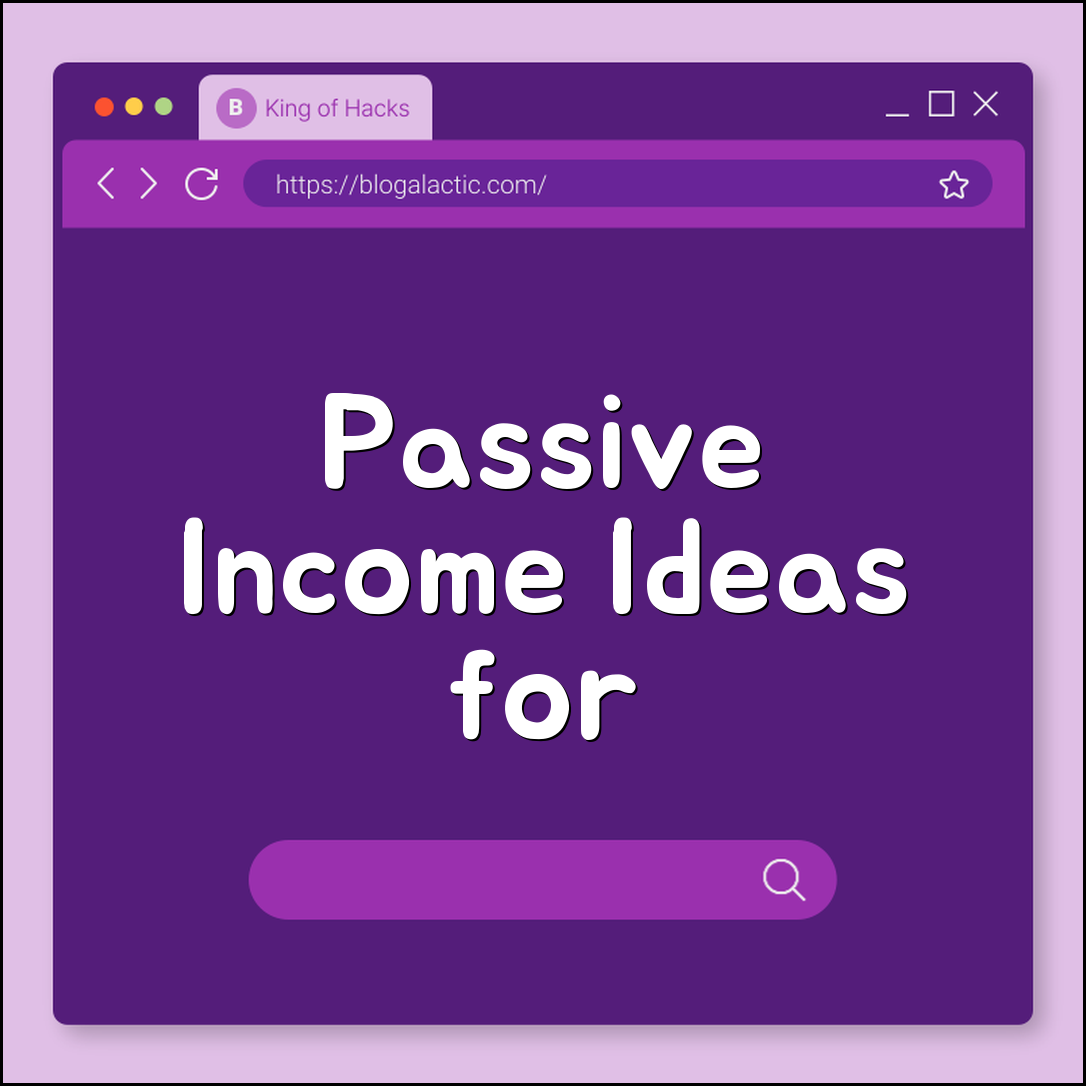 Passive Income Ideas for Beginners with Little Money (dividend stocks, affiliate marketing, print on demand)
