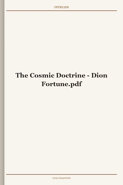 The Cosmic Doctrine