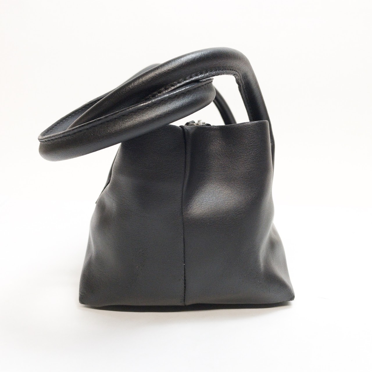 Tosca Blue Leather Handbag