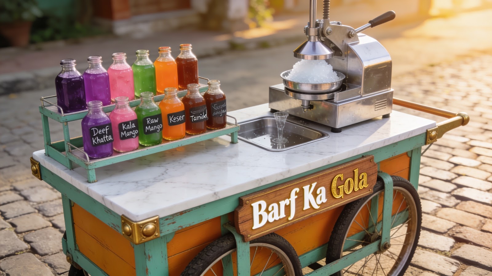 Authentic Indian Gola Cart
