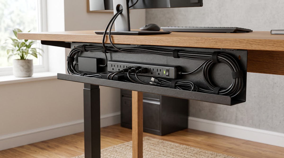 Best Under Desk Cable Trays for Home Offices (2026) - BEST OVERALL — IN CONTEXT