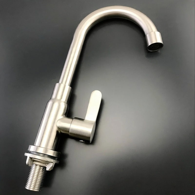 Stainless Steel Faucet for Kitchen, Hot or Cold Water