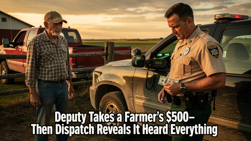 The Deputy Took The Cash From My Glovebox Before Hearing My Lapel Mic Click