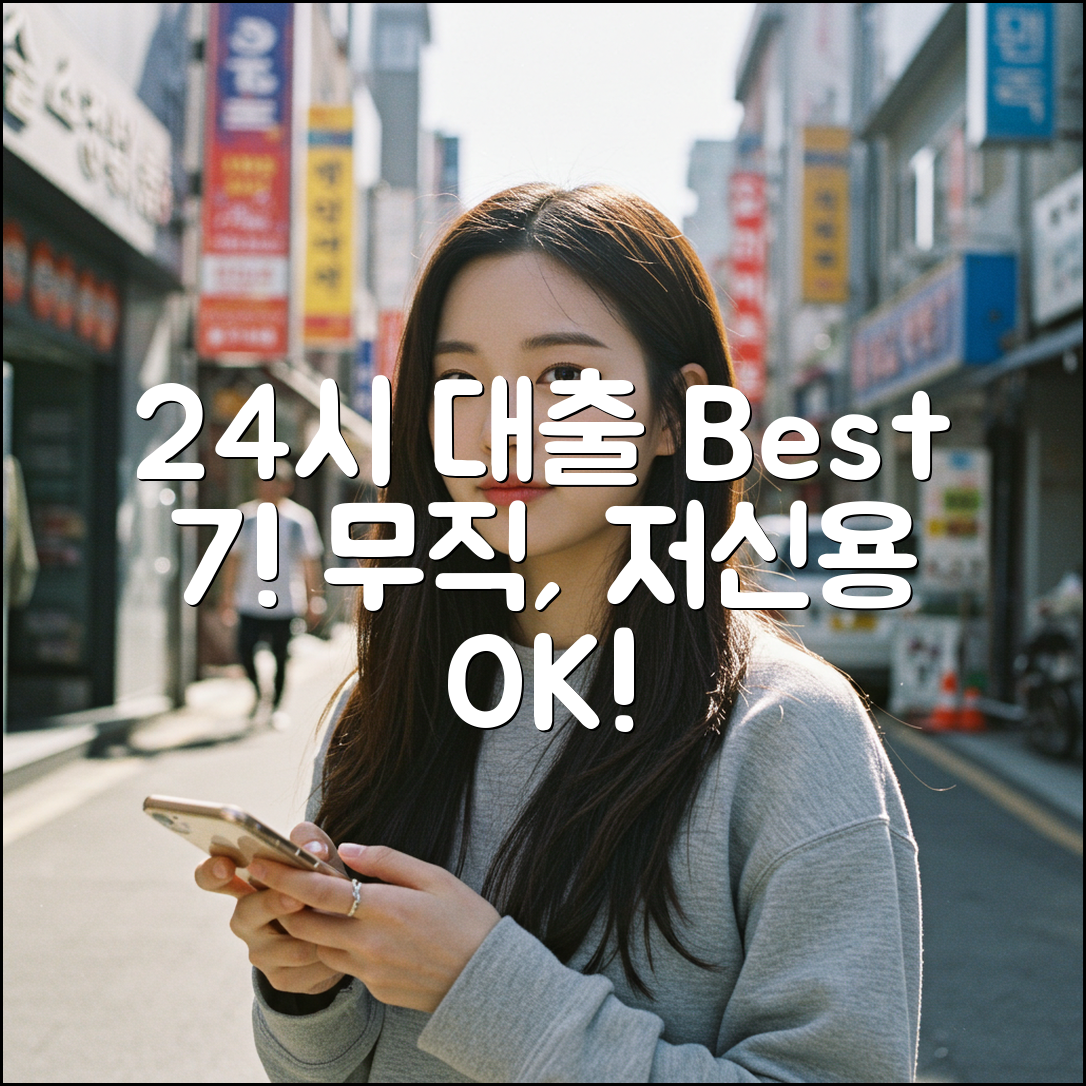 **[24시 대부대출 쉬운 곳 Best 7: 무직 저신용자도 희망 찾기!]**