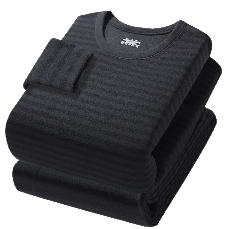 Thermal Underwear Set, Striped, Lined, Unisex