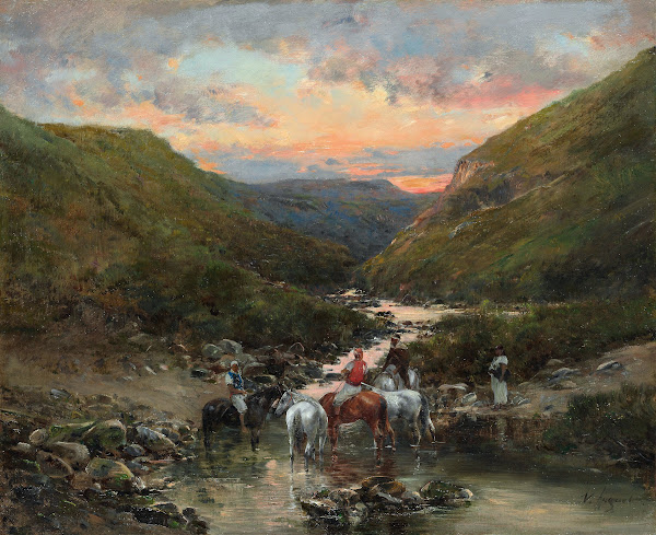Ravine Near Biskra 1890
