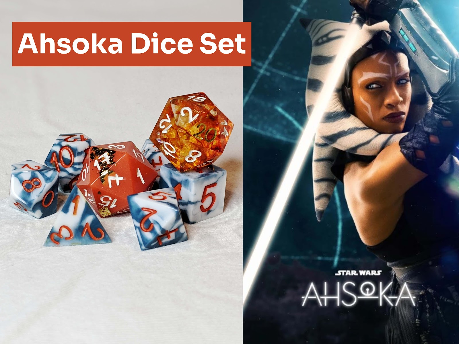 Ahsoka Dice Set