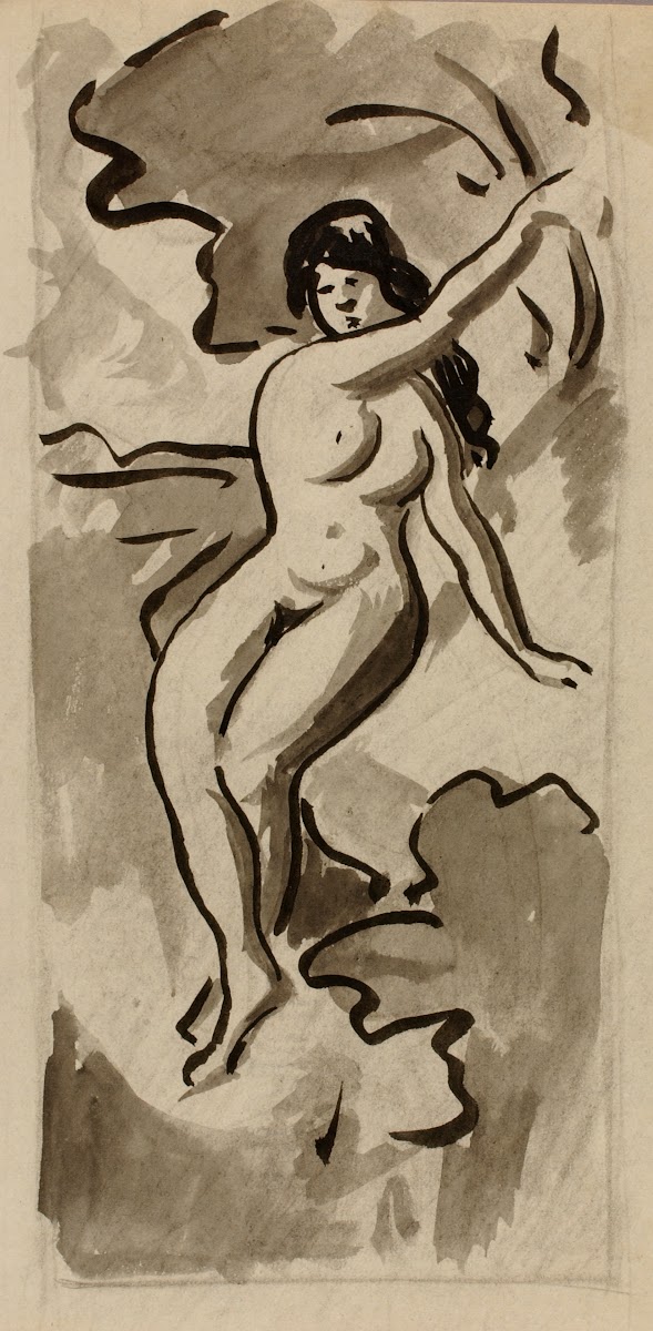 Seated Female Nude