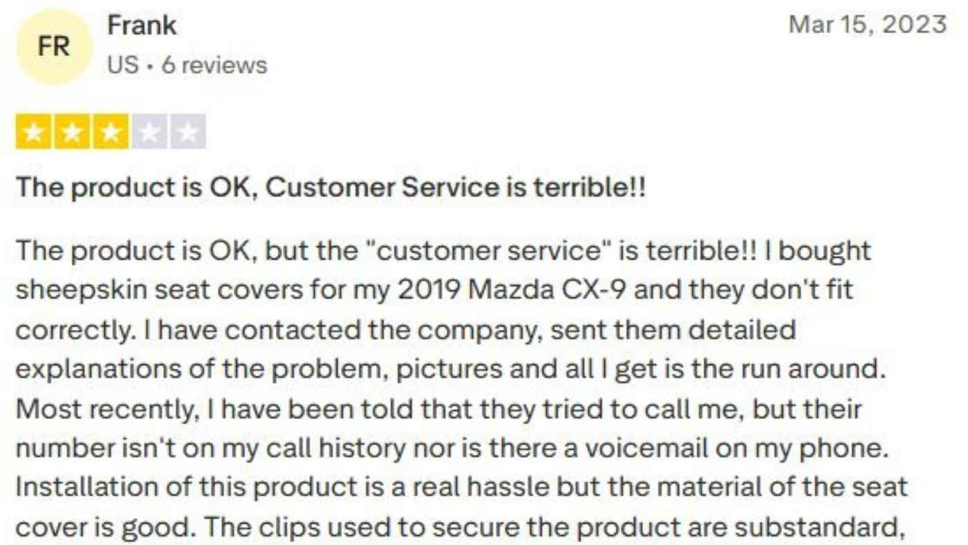 ShearComfort owner testimonials