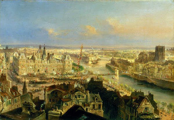 Plantation dun arbre de la Liberté devant lhôtel de Ville le 24 mars 1848 1848