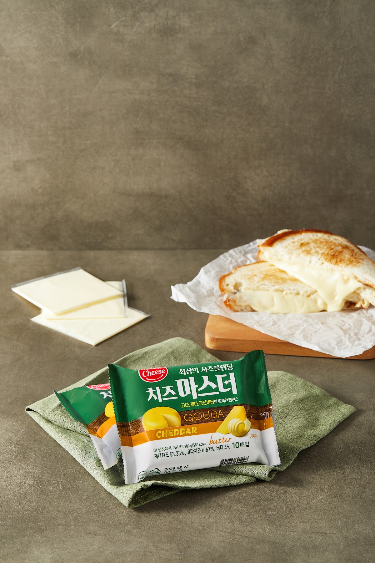 가공식품 패키지 무드 연출 촬영 컷