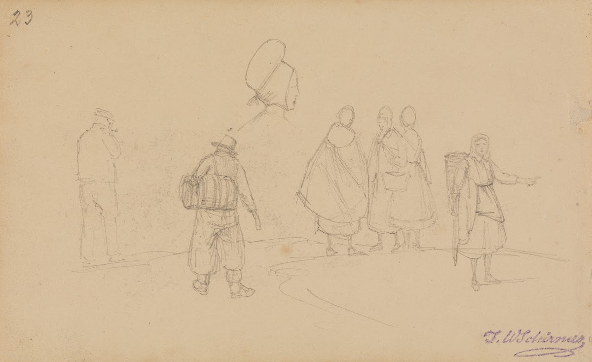 Männer und Frauen Scheveningen fol 23 1836