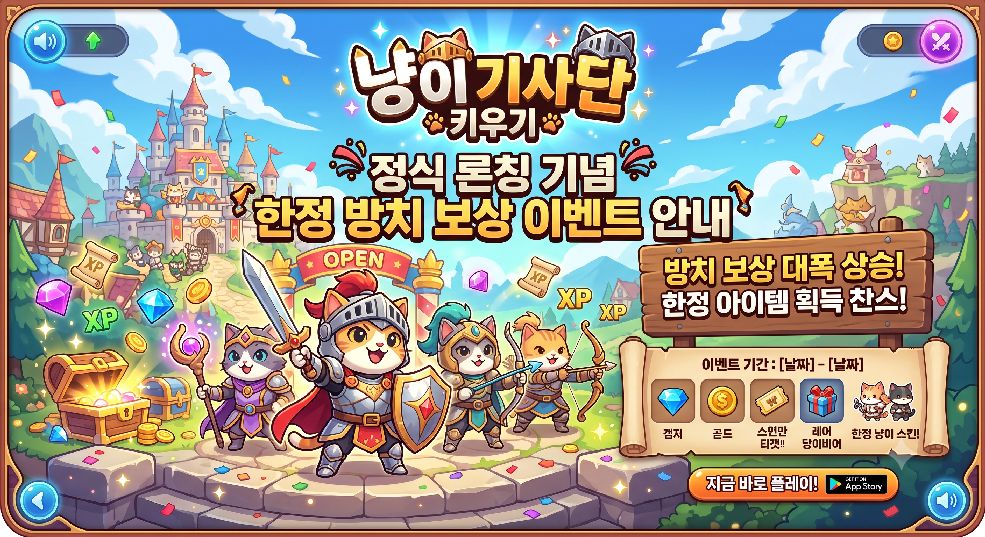 정식 론칭 기념 이벤트 이미지