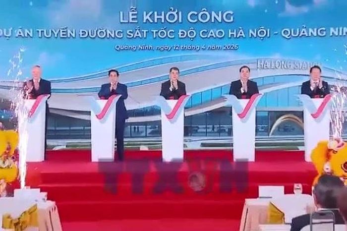 Khởi công tuyến đường sắt tốc độ cao liên vùng đầu tiên tại Việt Nam - Báo VietnamPlus