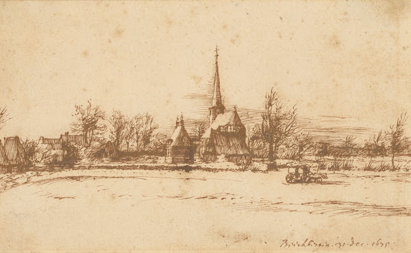 The Village Of Beekbergen In Winter 1675