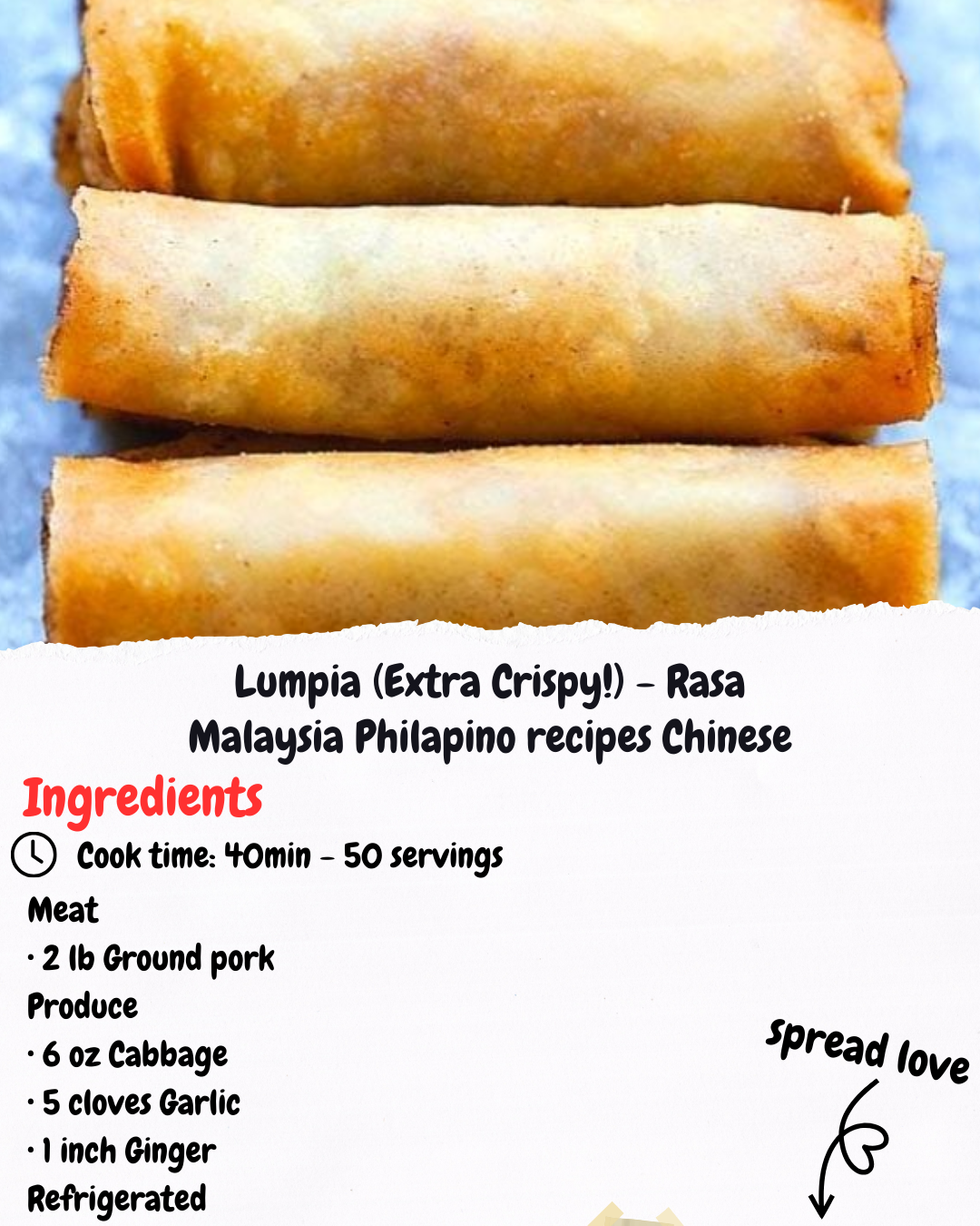 Lumpia (Extra Crispy!) - Rasa Malaysia Philapino recipes Chinese