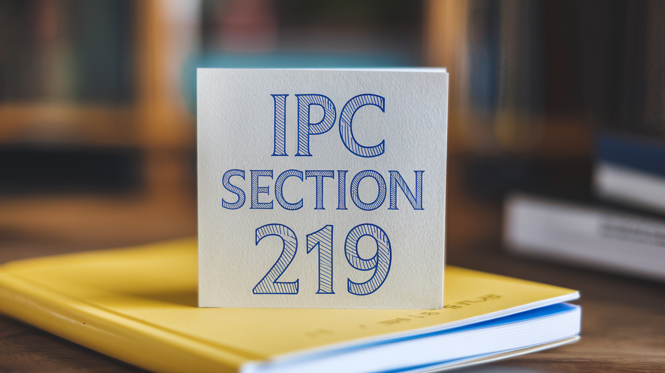 IPC Section 219 – Public Servant Disobedience of Law