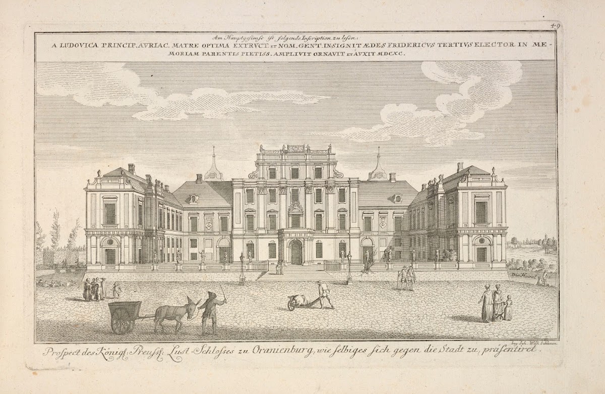 Architecture of German cities Pl40 18th century