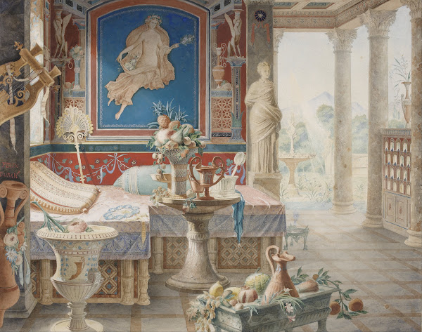 Architectural Fantasy in the Style of Pompeii 1856
