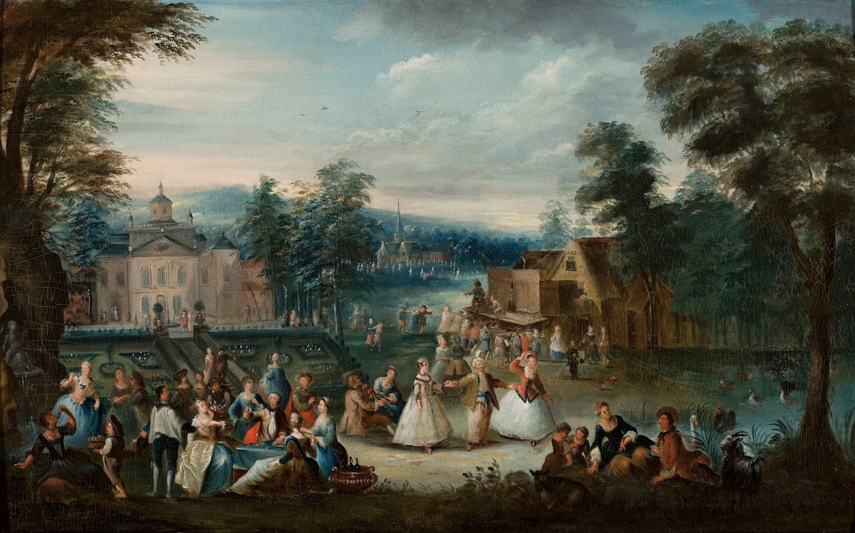 Merry making in a park