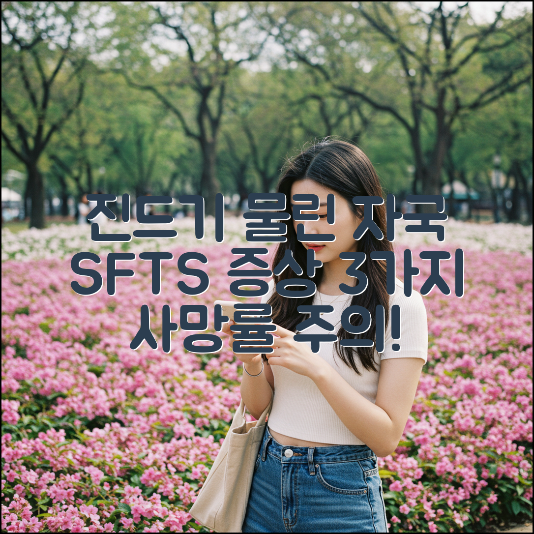 진드기 물린 자국, SFTS 증상 3가지와 사망률