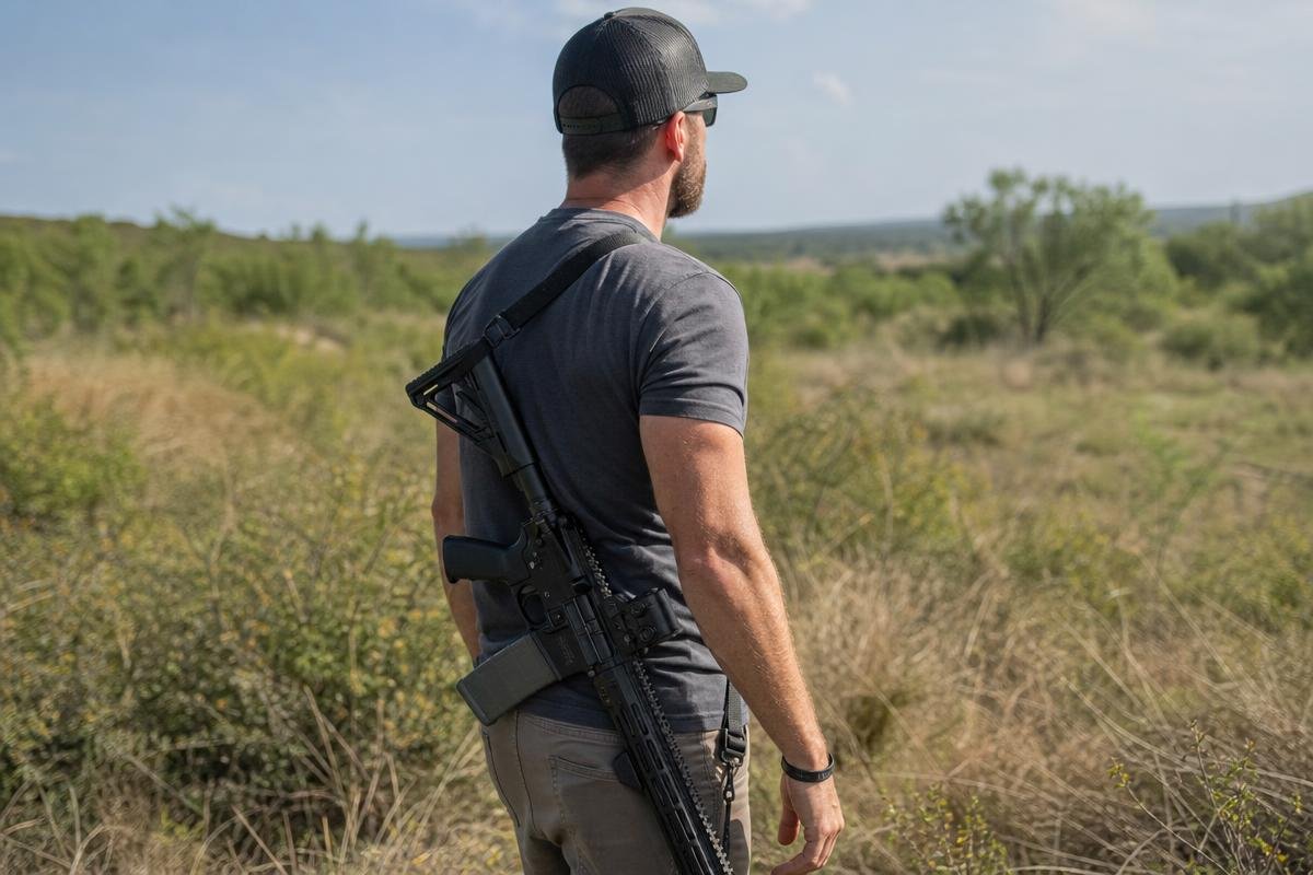 best rifle sling for Denison hog hunting setups