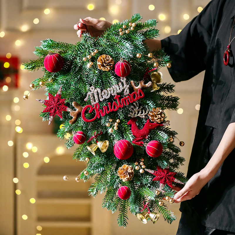 Christmas wreath for door and wall, PVC, 40 cm or 50 cm
