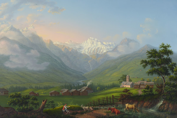 Der Engstligen Boden im Adelboden im Canton Bern
