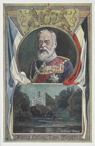Porträt Königs Ludwig III von Bayern Schloss Berg 1915