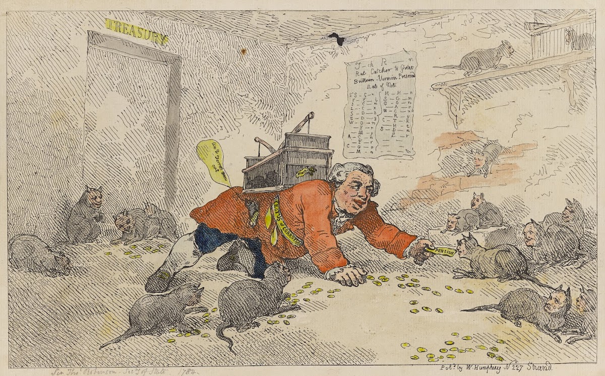 The apostate Jack R the political rat catcher 1784