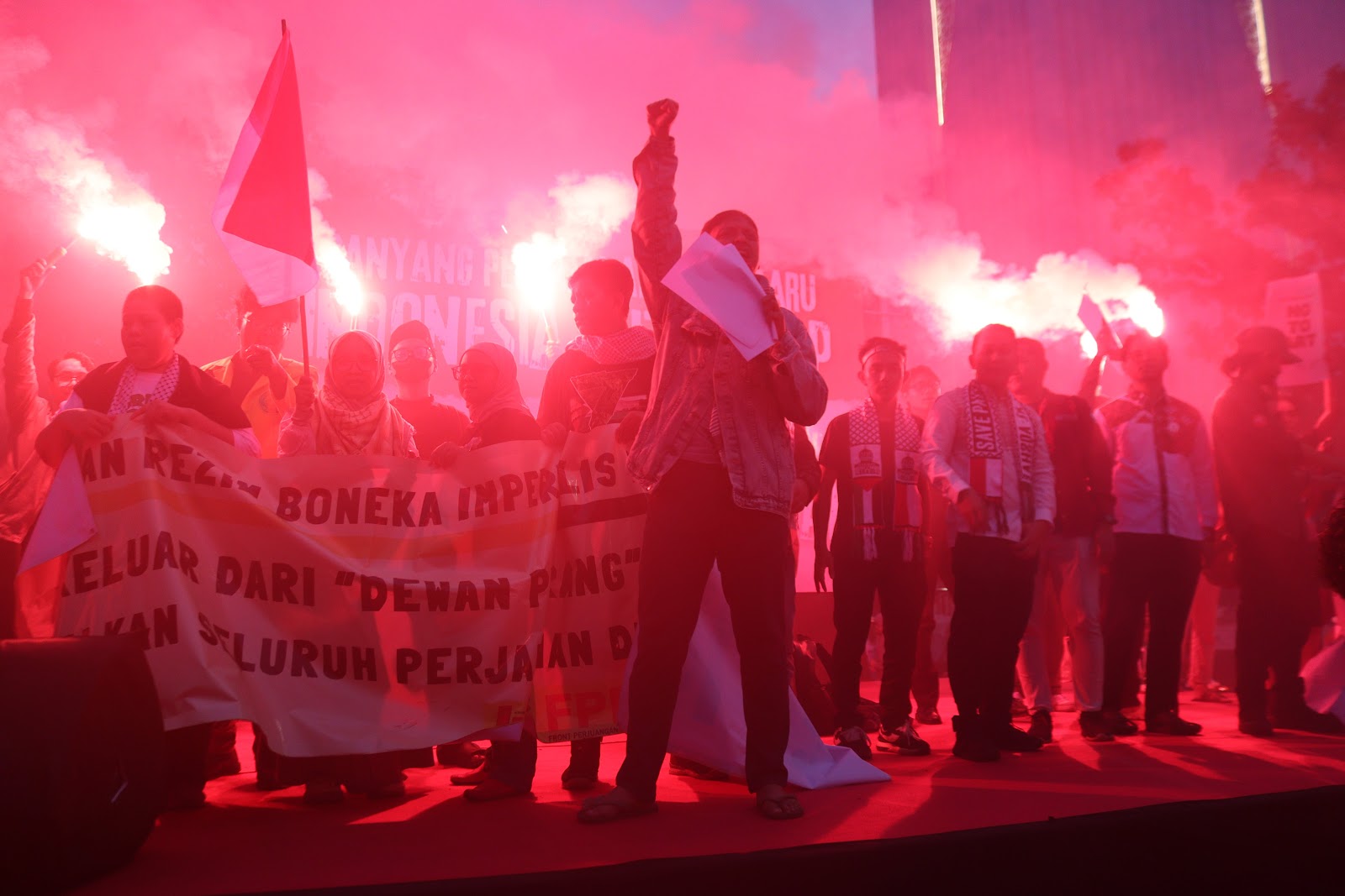 Aksi Nasional di Monas, Massa Tolak Board of Peace dan Pengiriman TNI ke Gaza