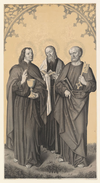 Saint John Matthew and Peter 1823