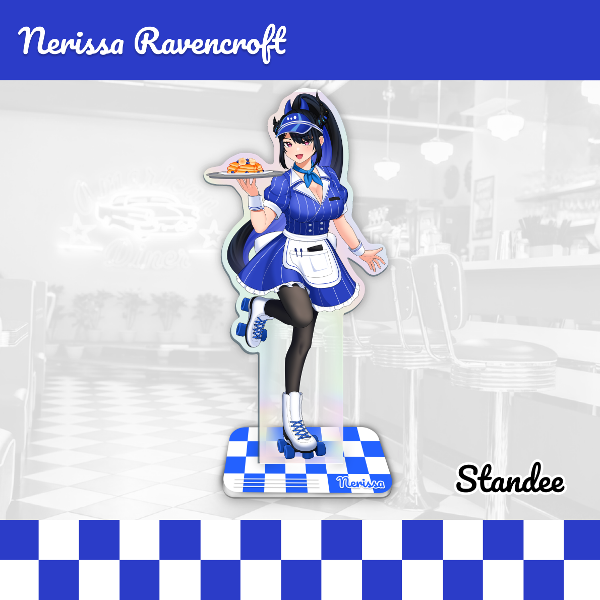 HoloDiner - Nerissa Ravencroft Holographic Standee by Ruva